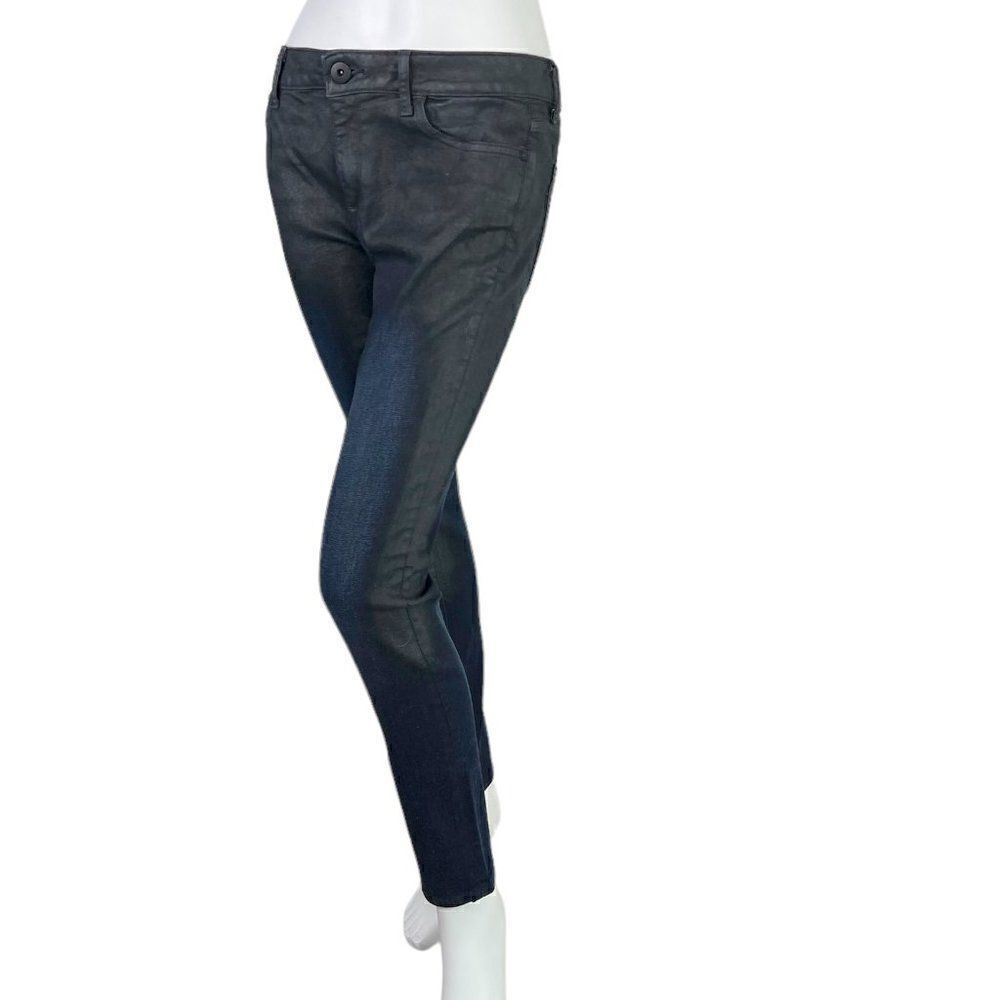 DL1961 Florence Instasculpt Boiler Metallic Skinny Denim Jeans Size 29